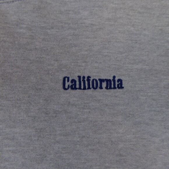 John Galt Sweatshirt Womens Small Gray Cropped Crewneck Oversized California - Picture 2 of 9